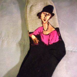 Socks with a Well-Dressed Woman